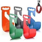 Frogued Rust-free Garden Hose Pipe Reel Hook Hanger Wall Mounted Holder Organizer Tool (Black)